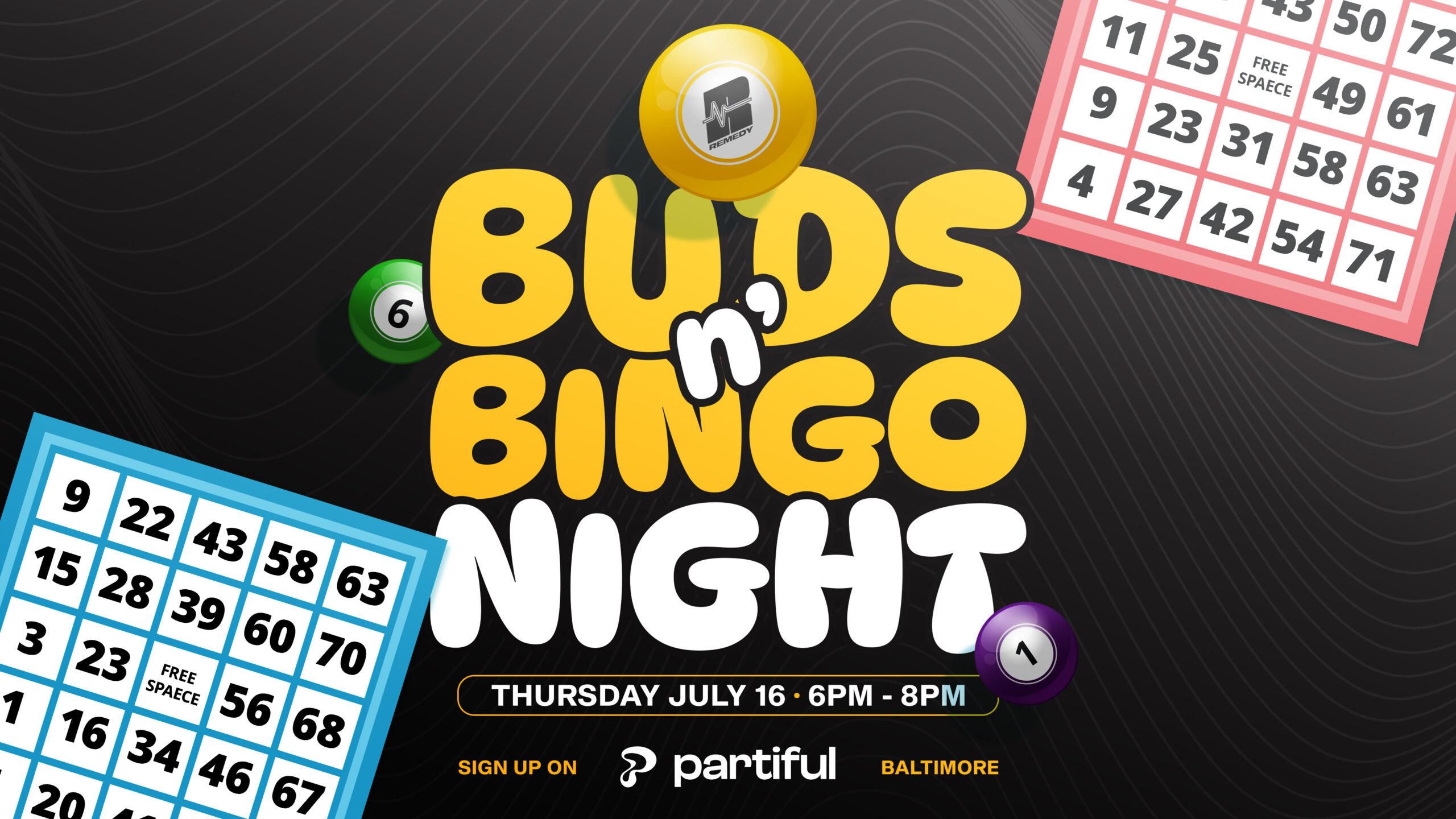 Buds Bingo Night